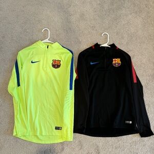 Nike Barcelona FC Quarter Zip Bundle, Size(s): Small